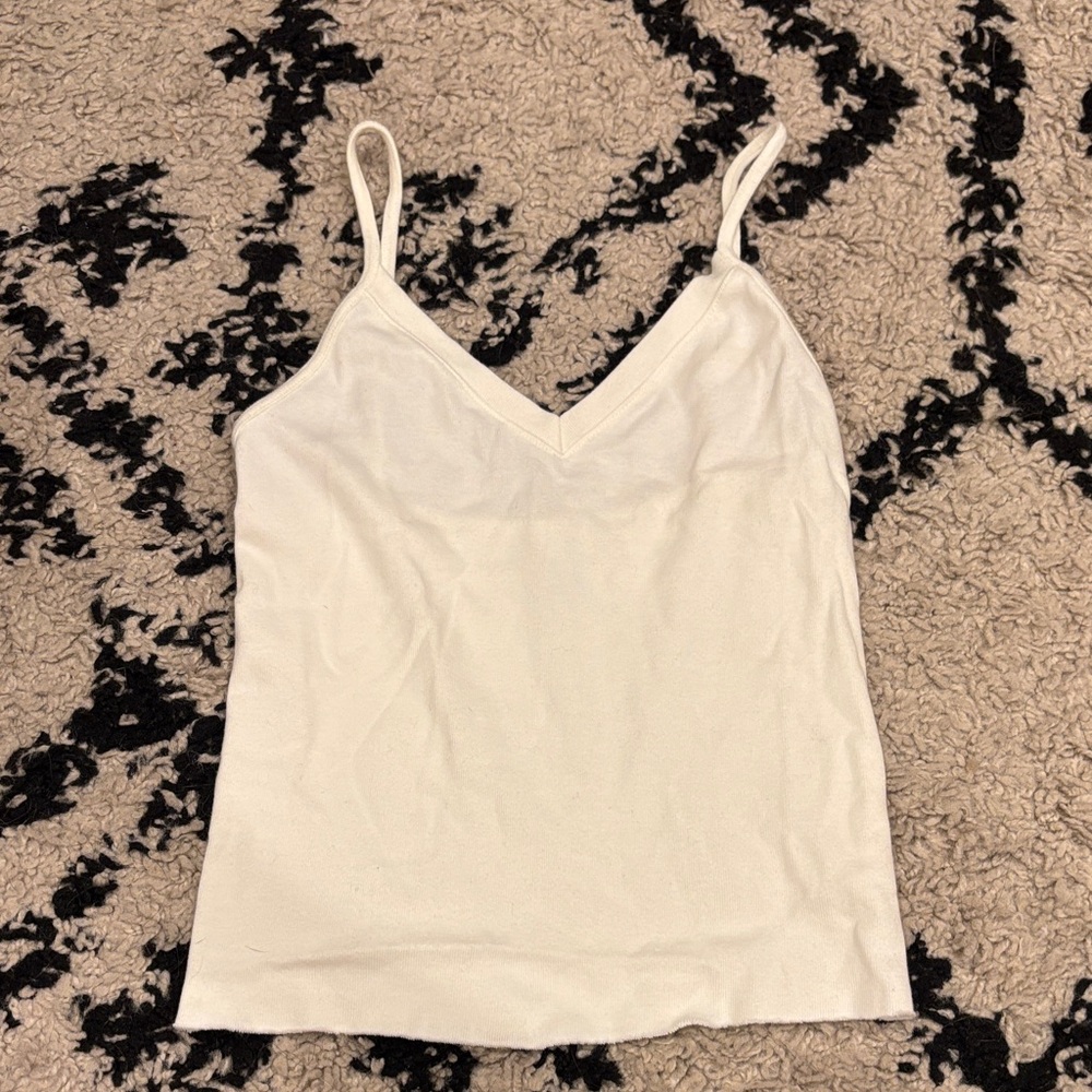 Brandy Melville Women's White Camisole Top